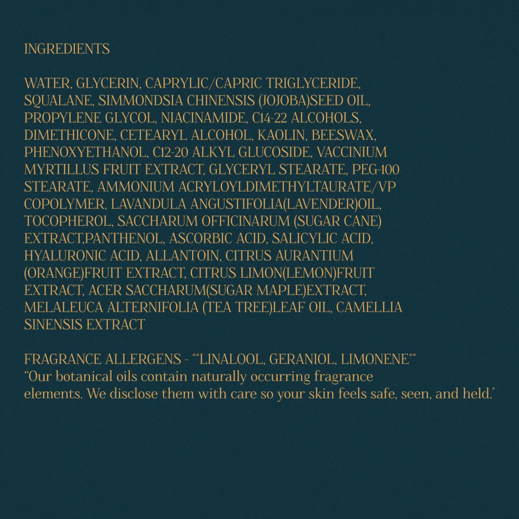 SUGARVELVET - Combination Skin Saccahra's Restorative Veil